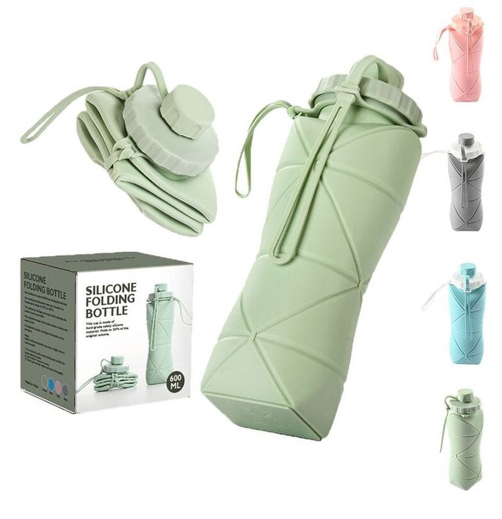 Collapsible Travel Water Bottle (600ml)