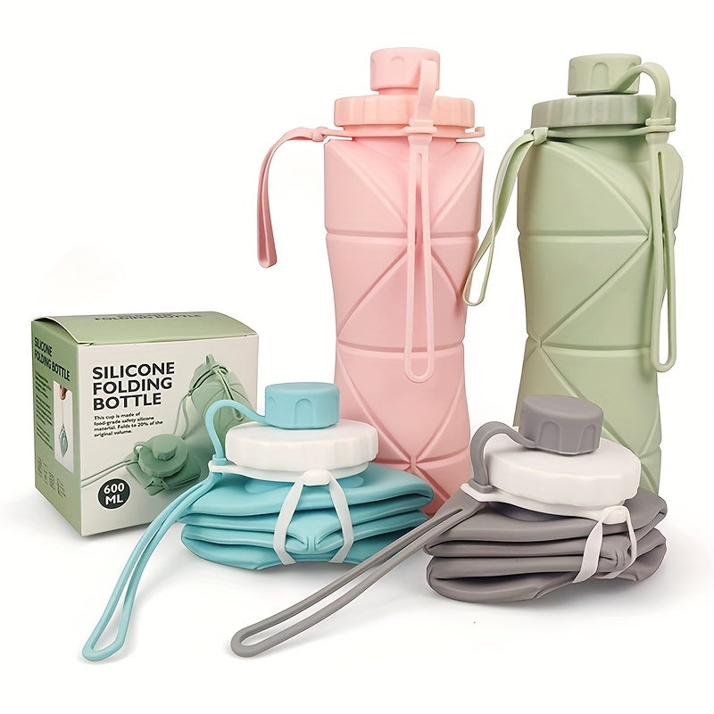 Collapsible Travel Water Bottle (600ml)