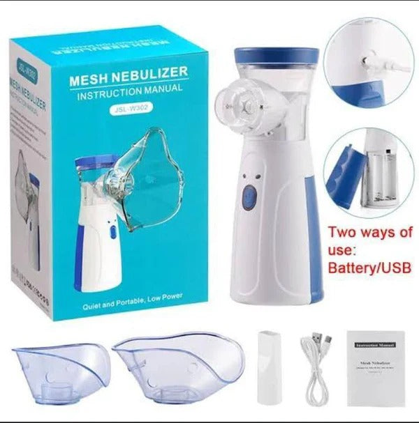 Portable Mesh Nebulizer Best Price in Pakistan, USB Rechargeable, Silent Inhaler for Kids & Adults