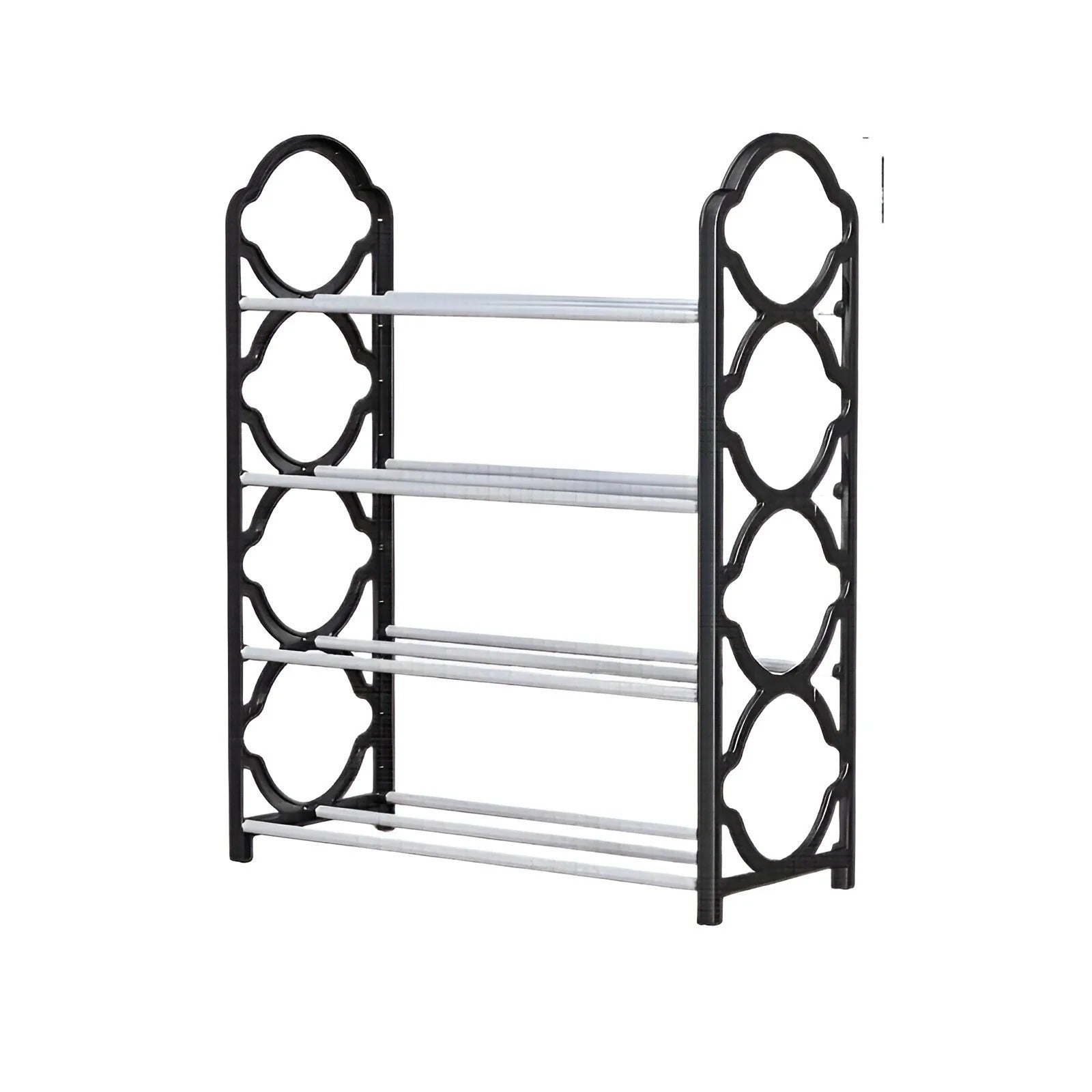 4-Layer Stainless Steel Shoe Rack – Durable & Stylish